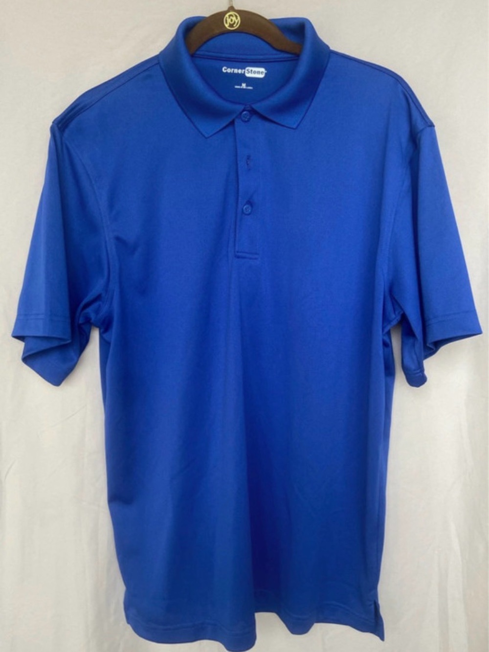 CornerStone Men's Blue Performance Polo